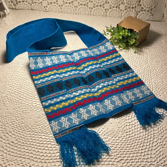 New! Boho Embroidered/ woven shoulder bag - Picture 1 of 3